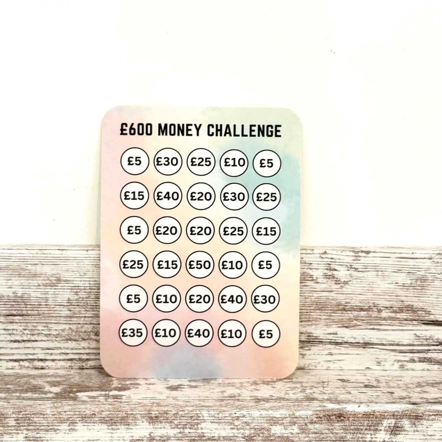 Money Envelope Sticker Challenge