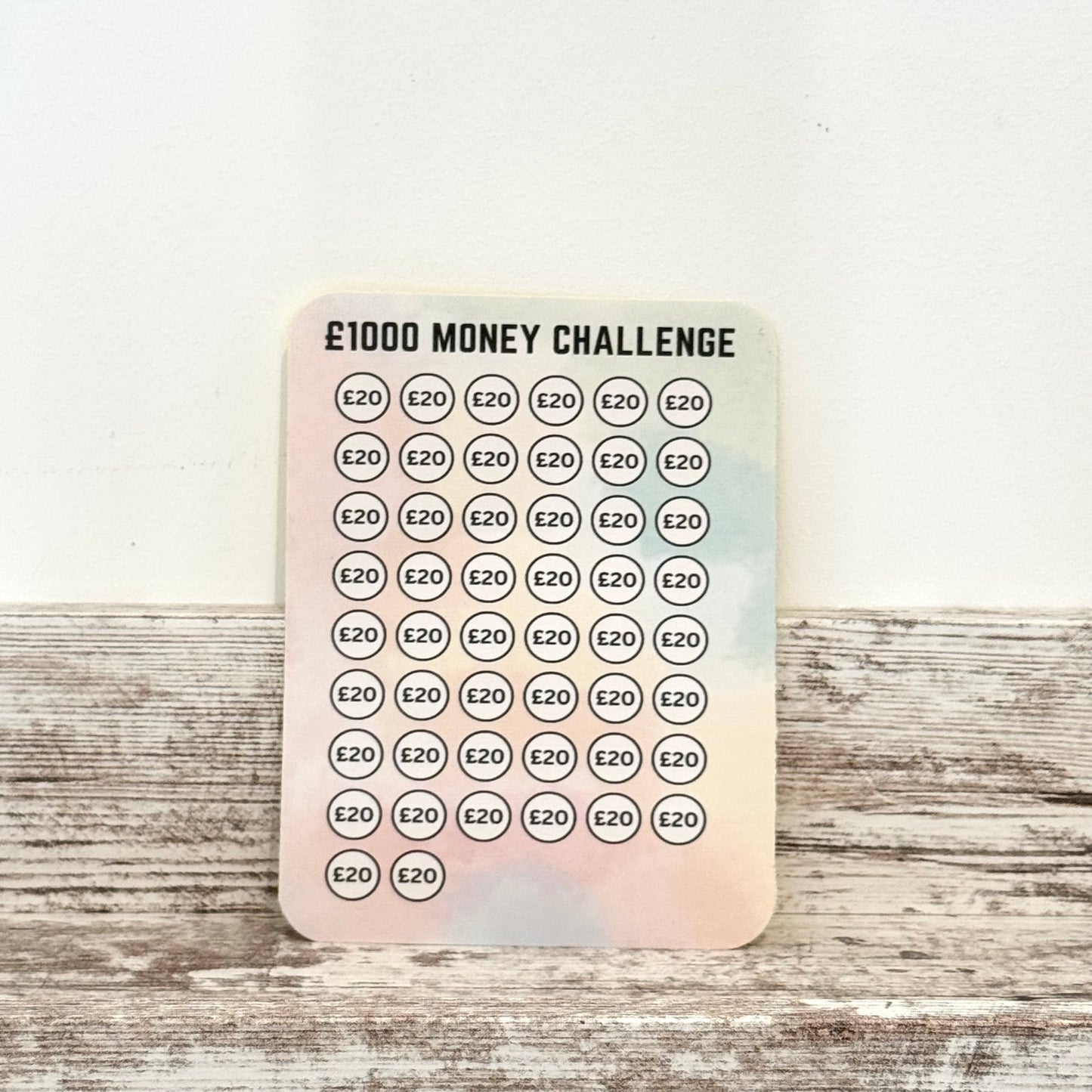Money Envelope Sticker Challenge