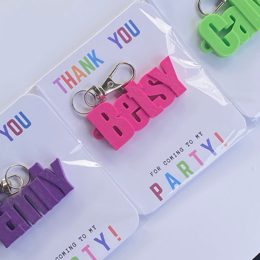 Personalised Keyring